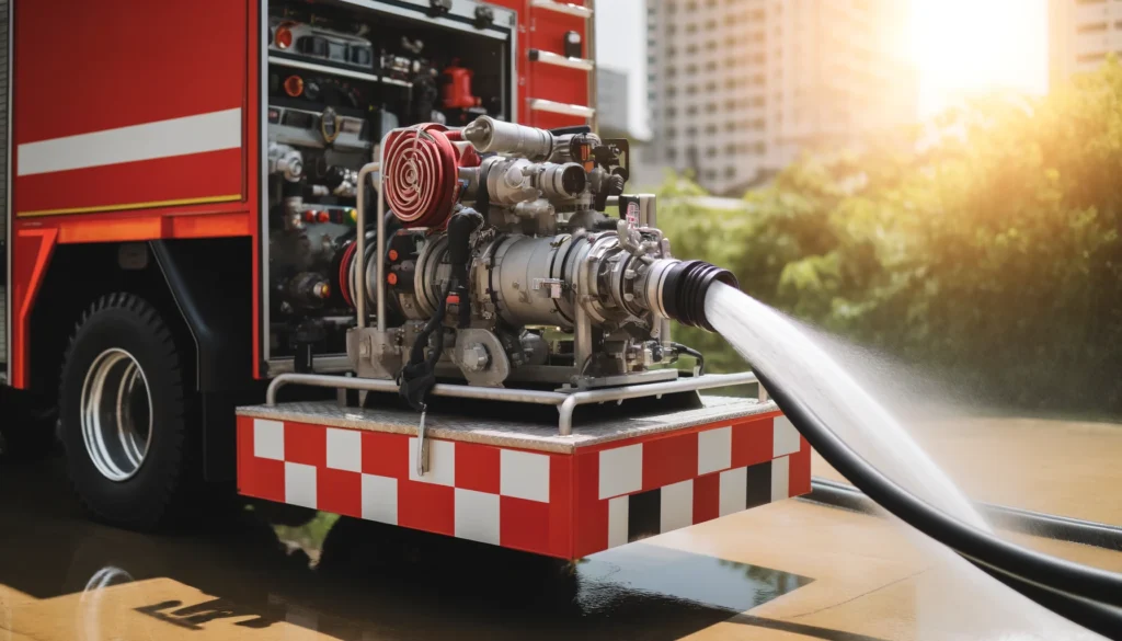 Việc lắp đặt và sử dụng máy bơm cứu hoả cần tuân thủ các tiêu chuẩn an toàn về phòng cháy chữa cháy