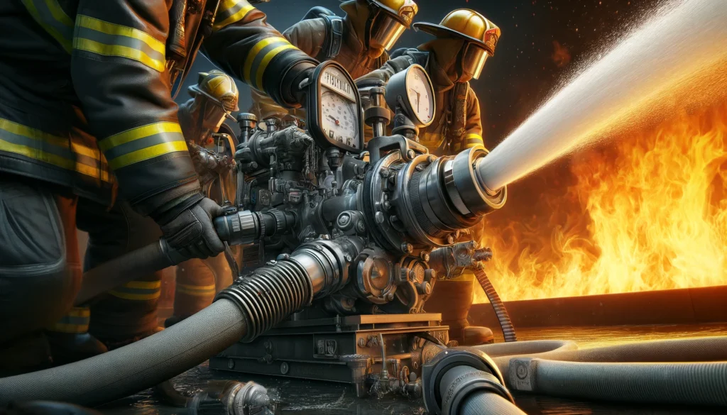 những hướng dẫn chi tiết và cụ thể về cách sử dụng máy bơm chữa cháy đúng cách