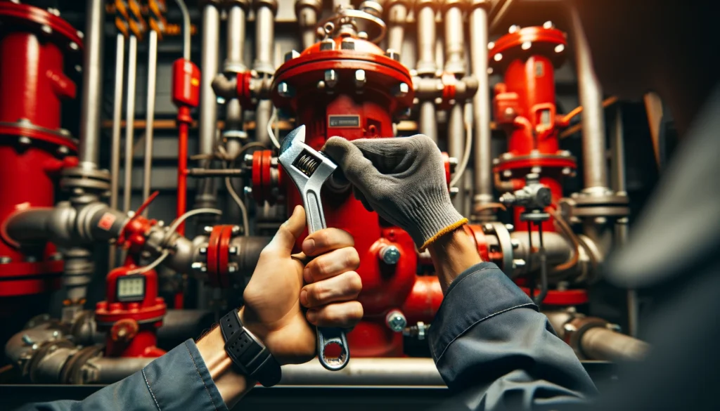 An toàn là yếu tố quan trọng hàng đầu khi thực hiện kiểm tra và bảo dưỡng máy bơm chữa cháy