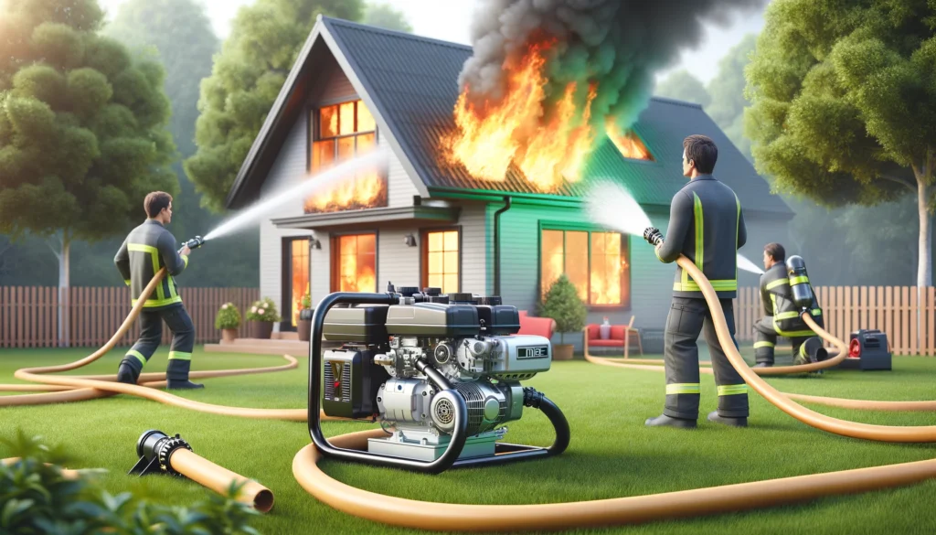 Máy bơm chữa cháy chất lượng cao đóng vai trò quan trọng trong việc bảo vệ tài sản và tính mạng con người trong trường hợp xảy ra hỏa hoạn.