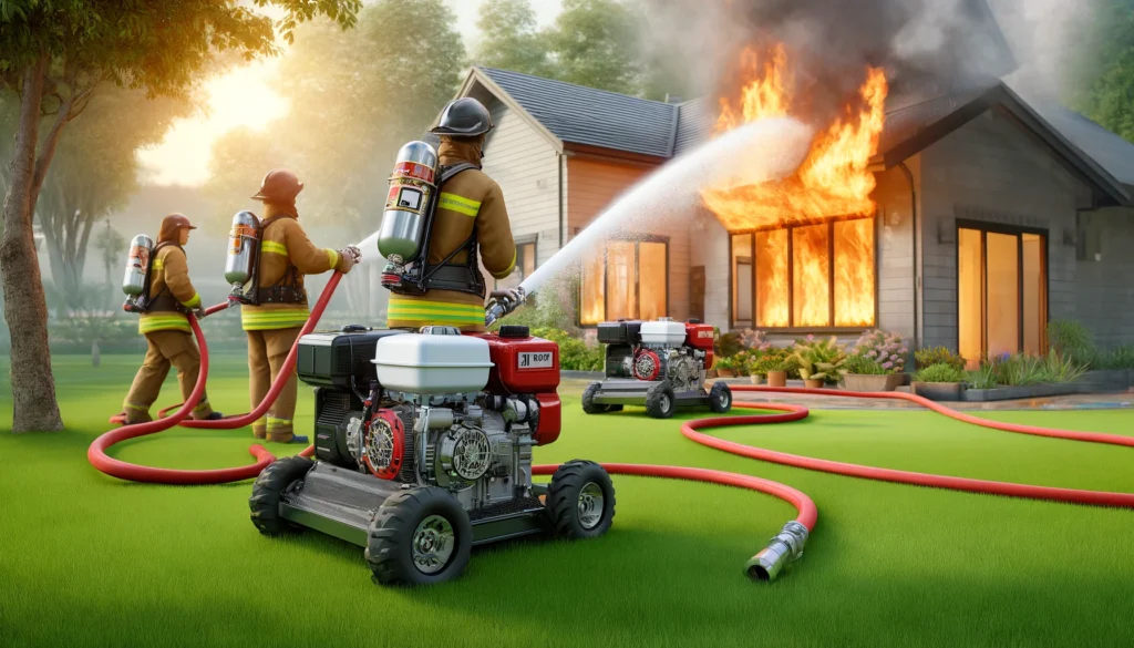 Máy bơm chữa cháy mini là thiết bị lý tưởng để đối phó với các hỏa hoạn nhỏ trong gia đình